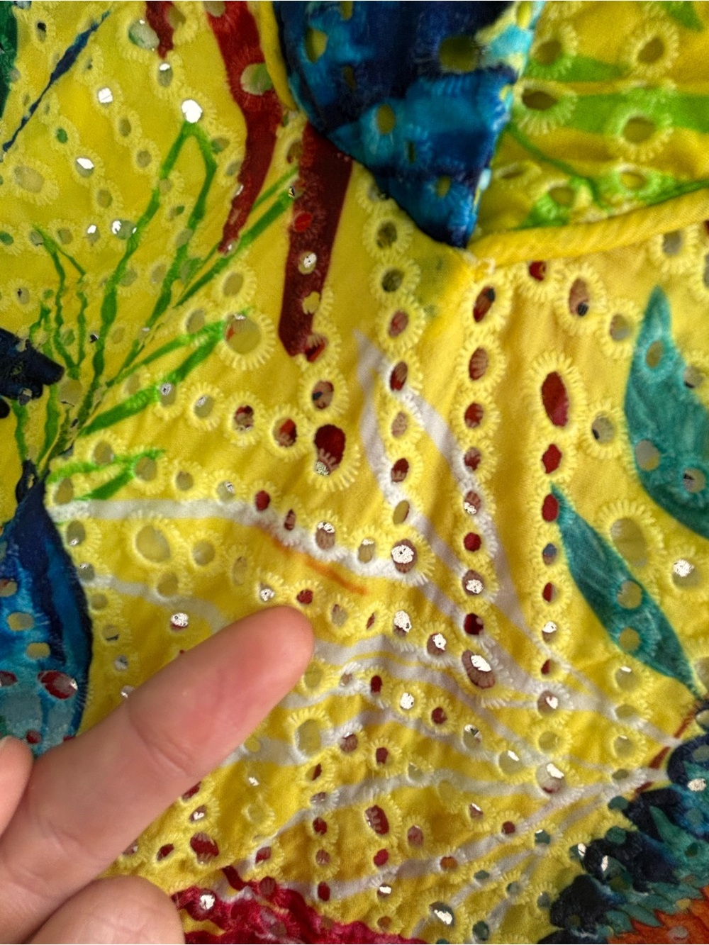 Farm Rio Macaw Leaf Maxi Dress - Picture 7 of 7